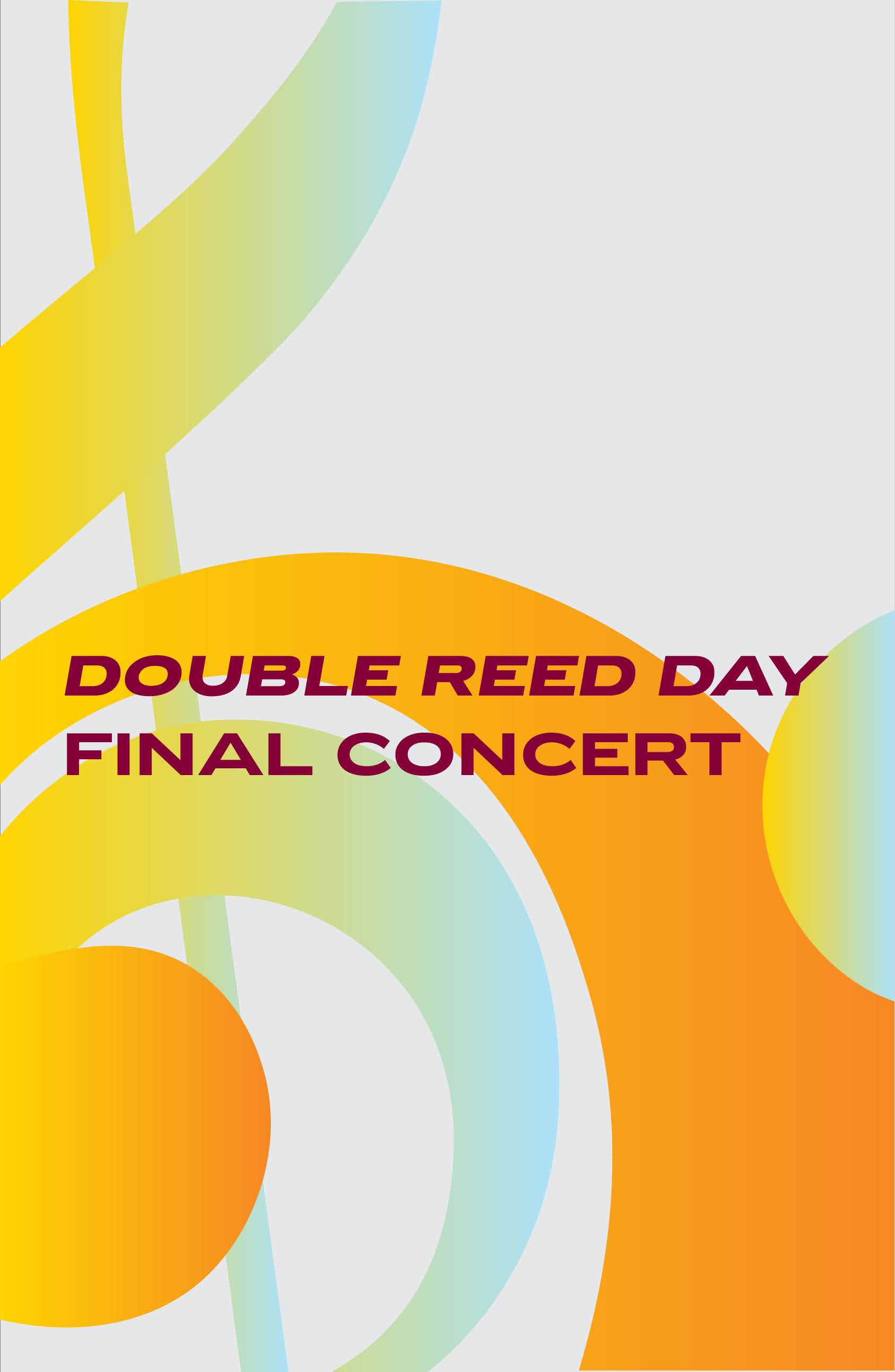 Double Reed Day Final Concert poster image